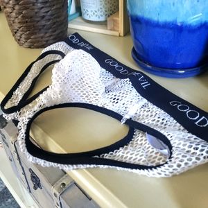 White GoodDevil Mesh Jock Briefs